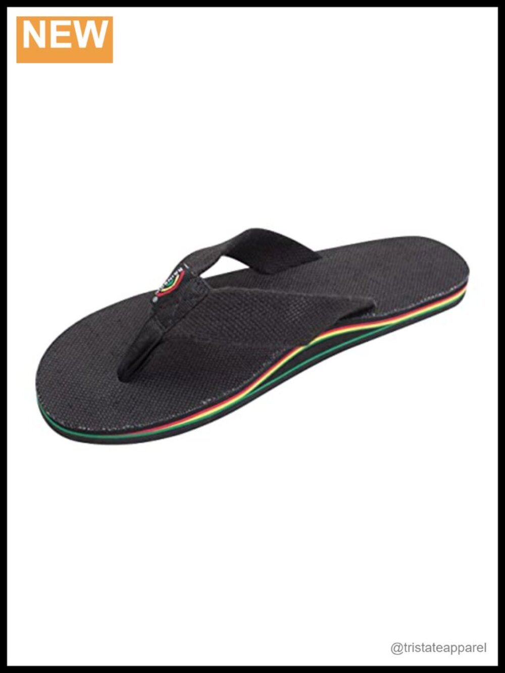 Rainbow Sandals Women's Single Layer Hemp Flip-Flops with Arch Support
